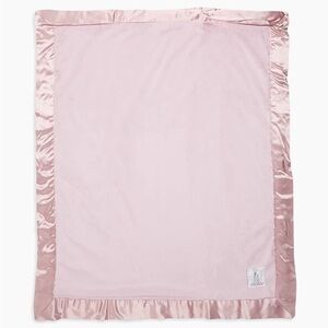 Little Giraffe Pink Satin Trim Blanket